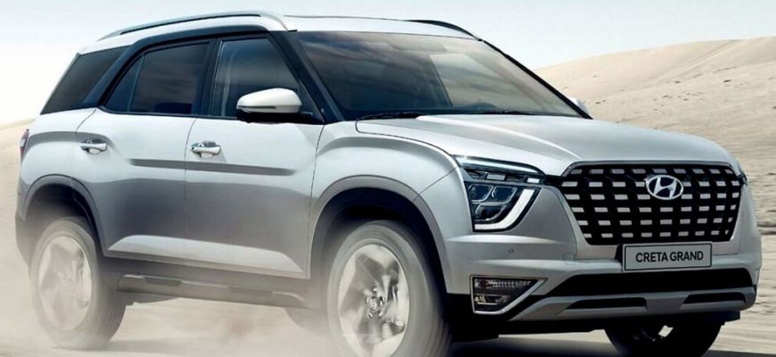 Не только для Индии: семиместный кроссовер Hyundai Creta Grand — Авторевю